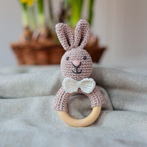 Hase rattle | Rattle rabbit | Baby rattle | Baby toys