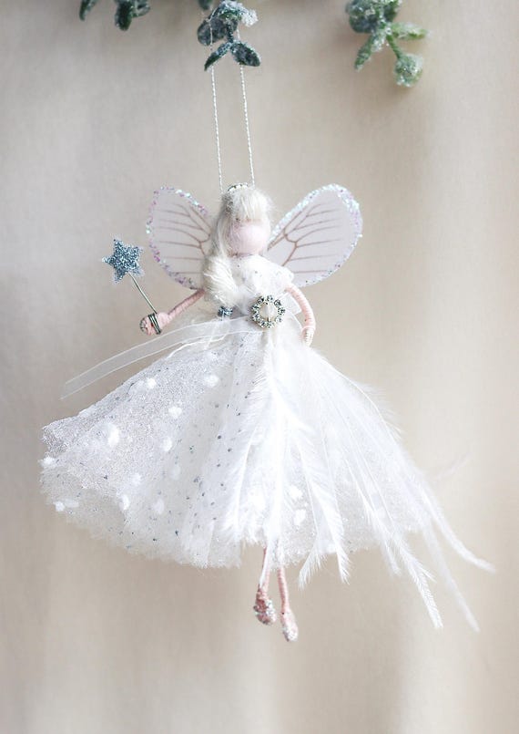snowflake fairy dress Winter fairy dress fairy costumeWinter snow fairy