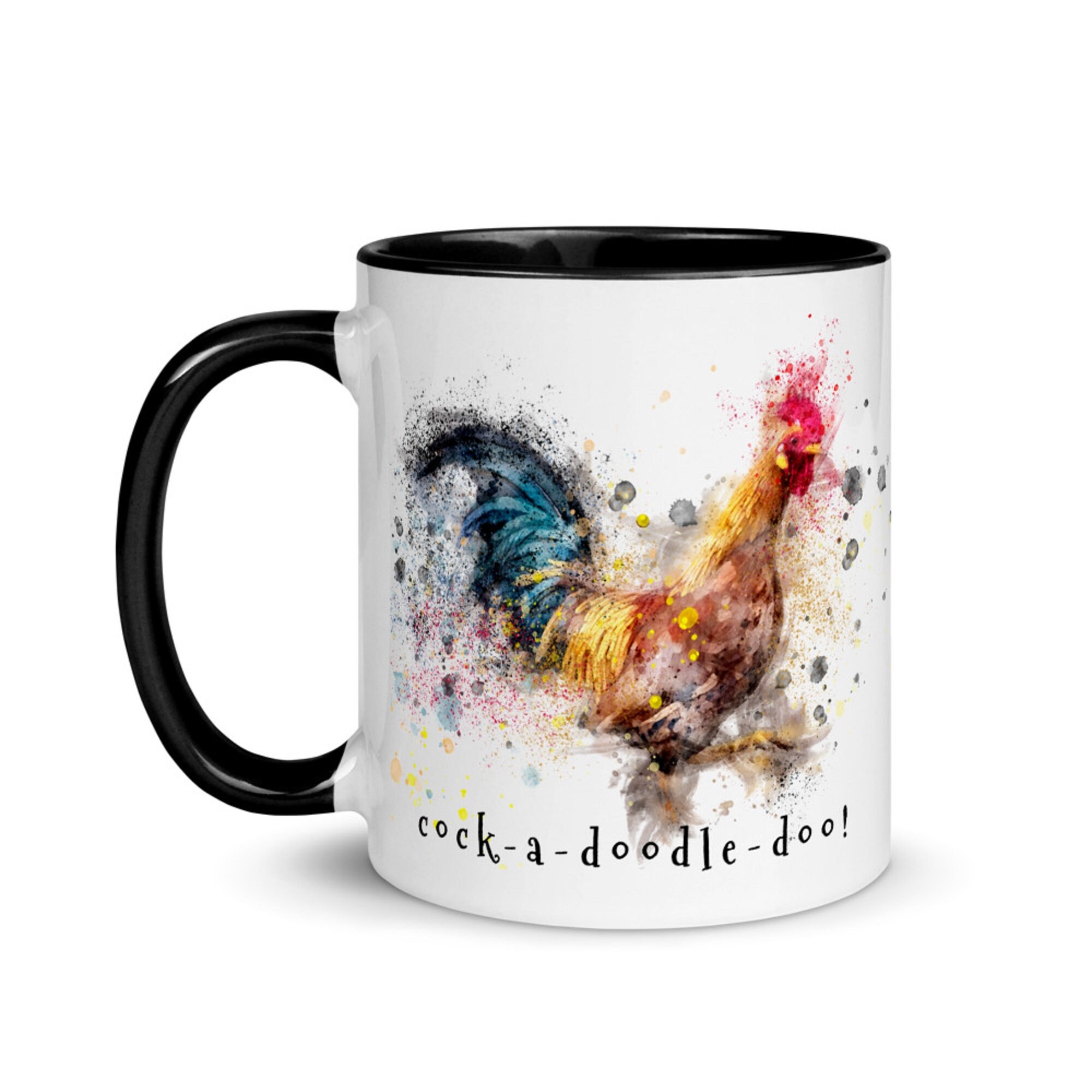 Rooster Mug Coffee Rooster Farm Cup Kids - Personalised Animal Lover Gift Gifts For Women Men