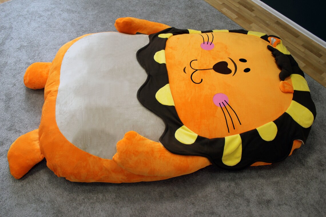 Bean Bag Bed Lion / Kids Bean Bag / Adult Bean Bag / Floor Etsy