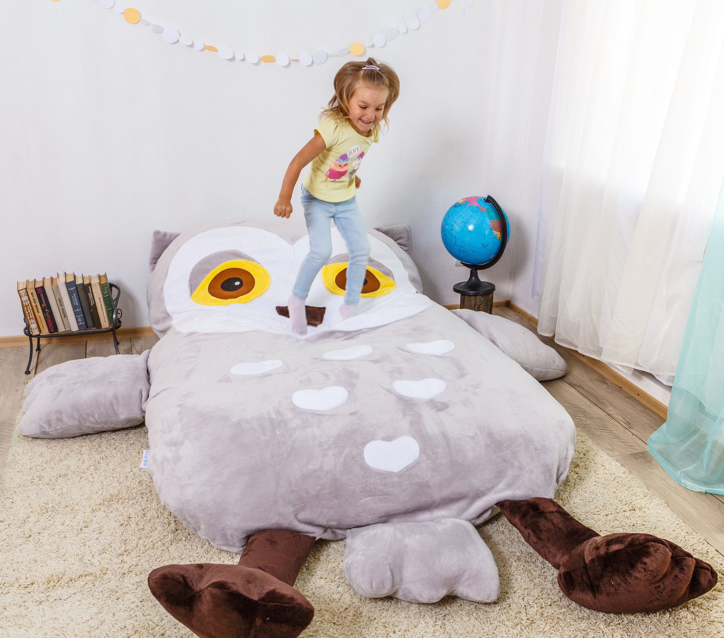 Bean Bag Bed Owl/ Kids Bean Bag / COVER ONLY / Adult Bean Bag | Etsy