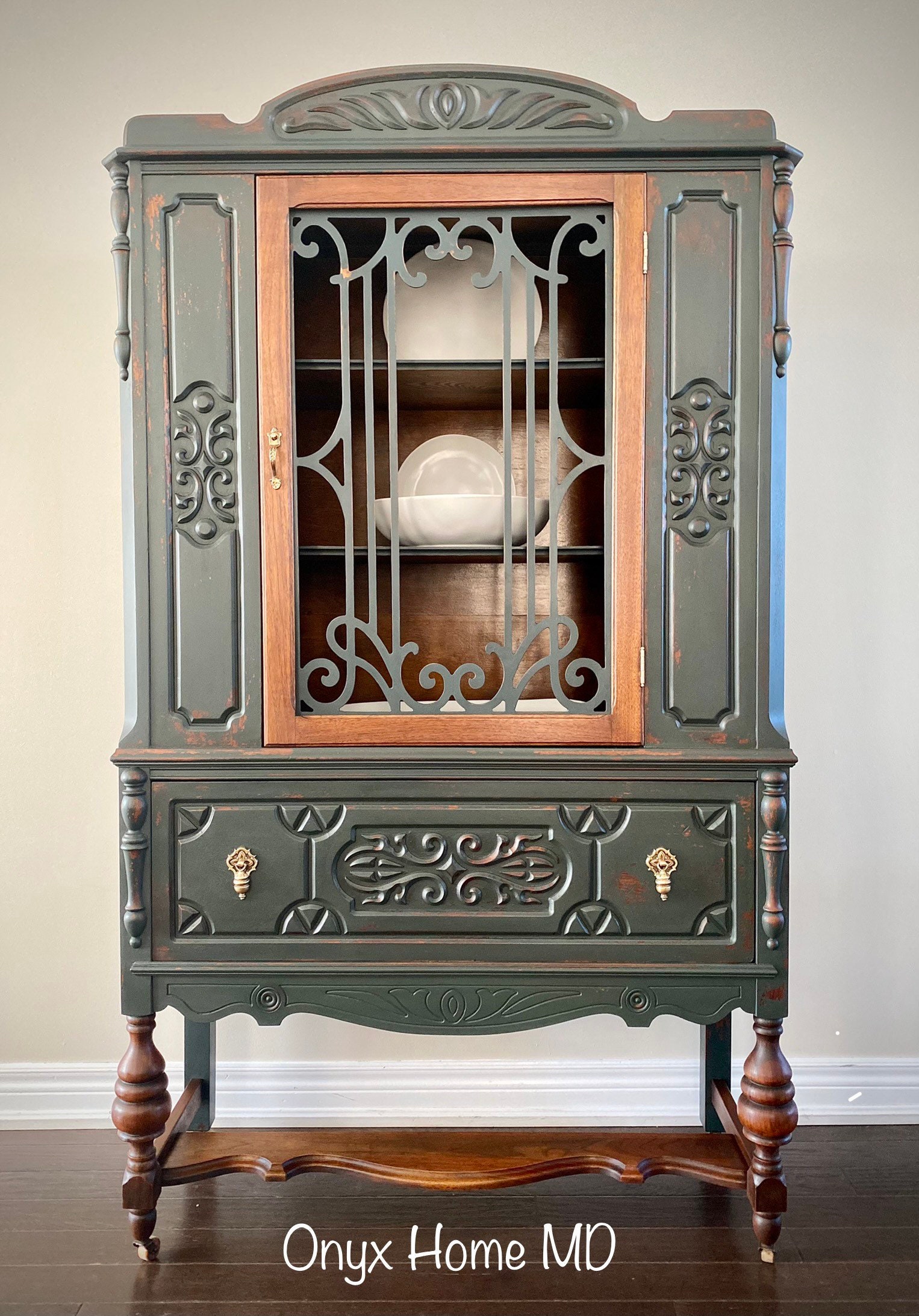 Vendido Gabinete de China Verde | Etsy