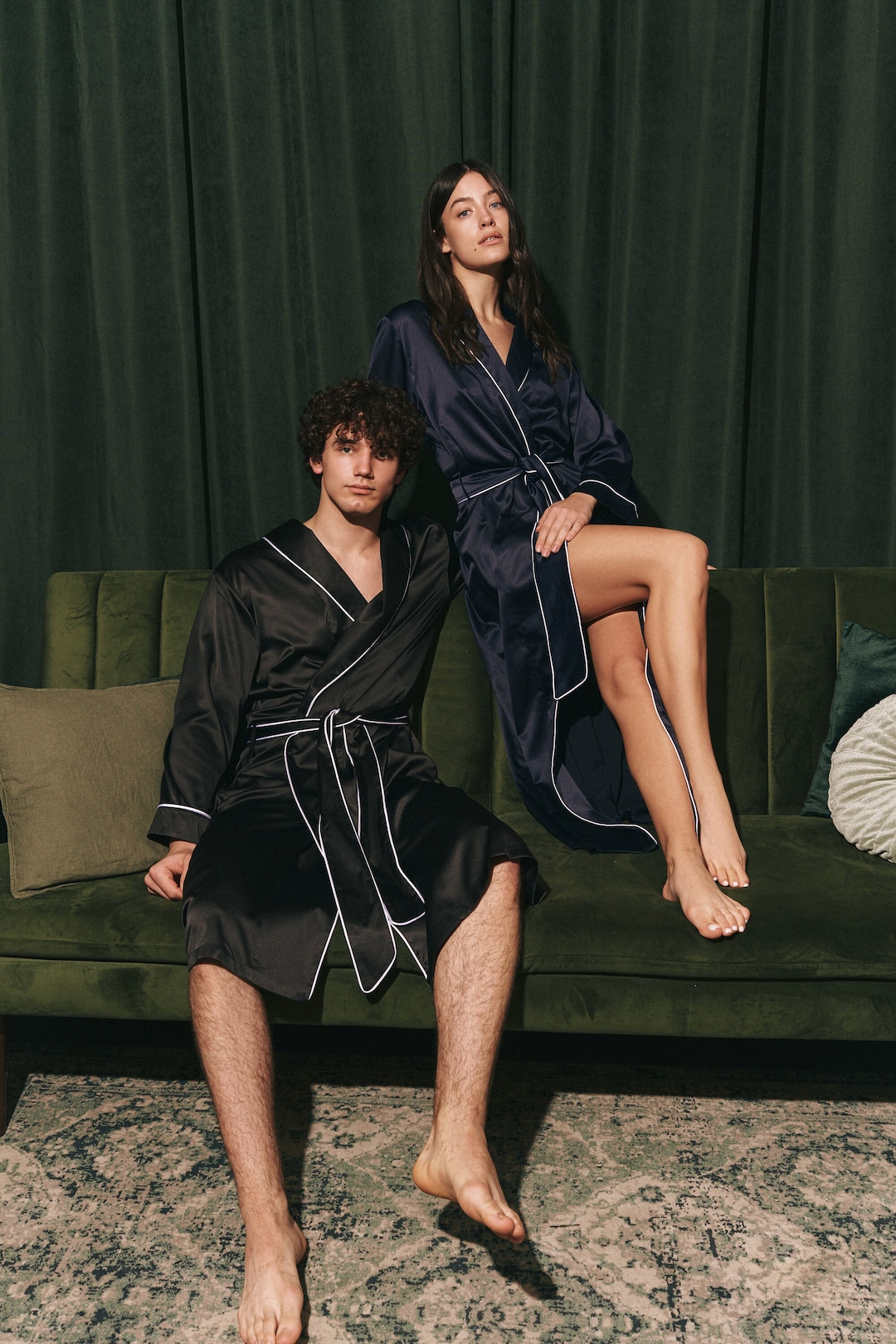 Couples Robe Family Robes Matching Robe Matching Dressing Etsy