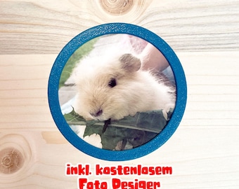 Foto Klettie Rund für ergobag Schulranzen - über 60 Farben - inkl. kostenlosen 3D-Foto Designer