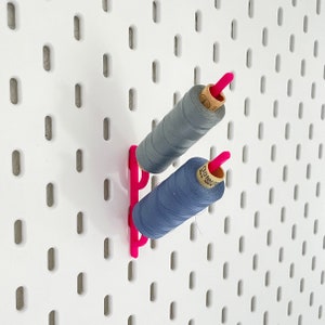 Thread spool holder for IKEA Skadis - over 60 colors