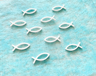 3D confetti fish, Ichthys for baptism, communion & confirmation in over 50 colors