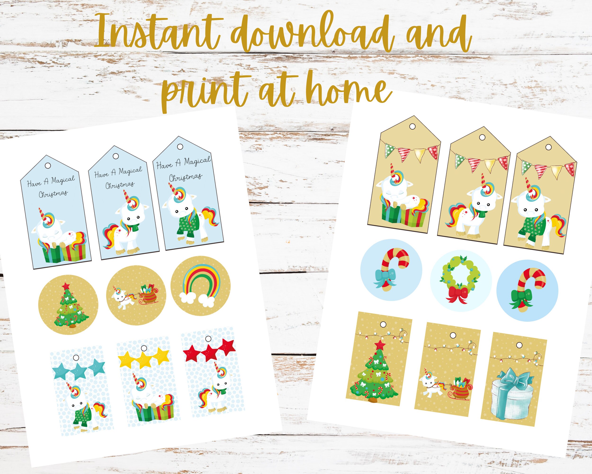 christmas-gift-tags-printable-unicorn-christmas-gift-tags-etsy