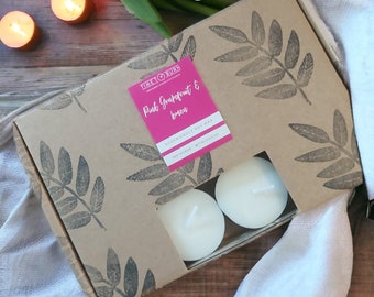 Scented or Unscented | Soy Wax Tealights | Eco Soy Wax Tealights | Handmade | Recyclable - Sustainable | Vegan | Tealight Candles