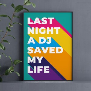 Last Night A Disco Dj Saved My Life Pioneers Of Disco Etsy