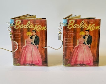 Barbie y Ken - Pendientes de cómic de los años 50