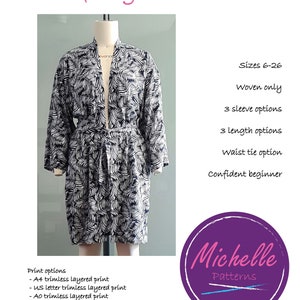 Georgina Kimono PDF Schnittmuster download