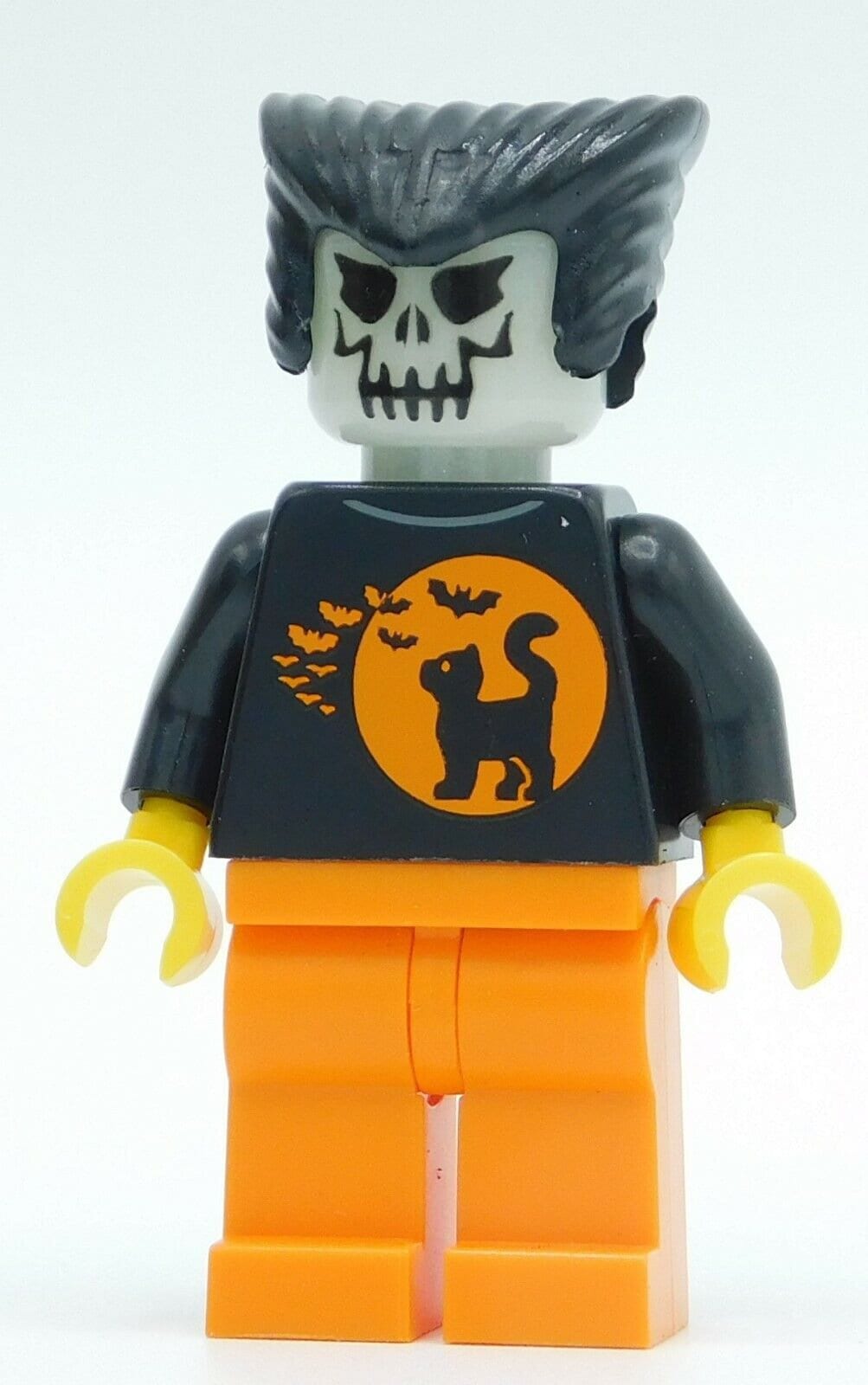 Lego Minifigure Halloween trick-or-treat Glow head
