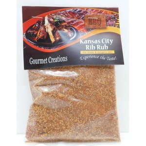 Kansas City Rib Rub steak Rubs dips Seasonings (Gourmet Creations)