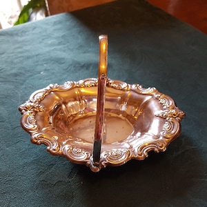 A Charming Vintage Silverplate BonBon dish