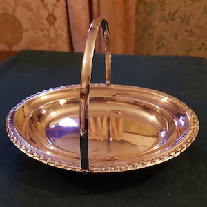 A Charming Vintage Silverplate Bon Bon Dish