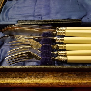 Vintage Silverplate Fish Cutlery