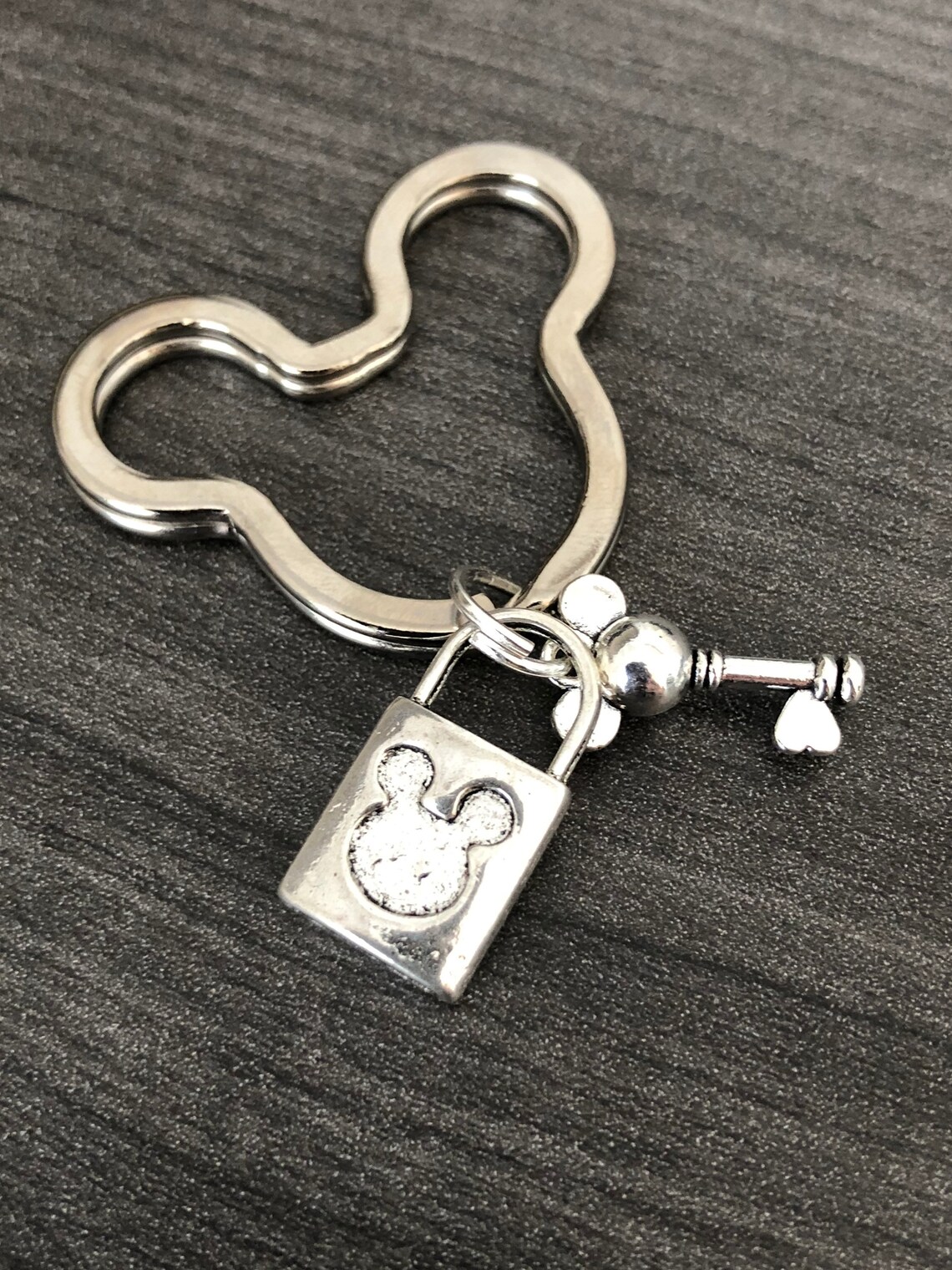 Mouse Themed Keychain Etsy