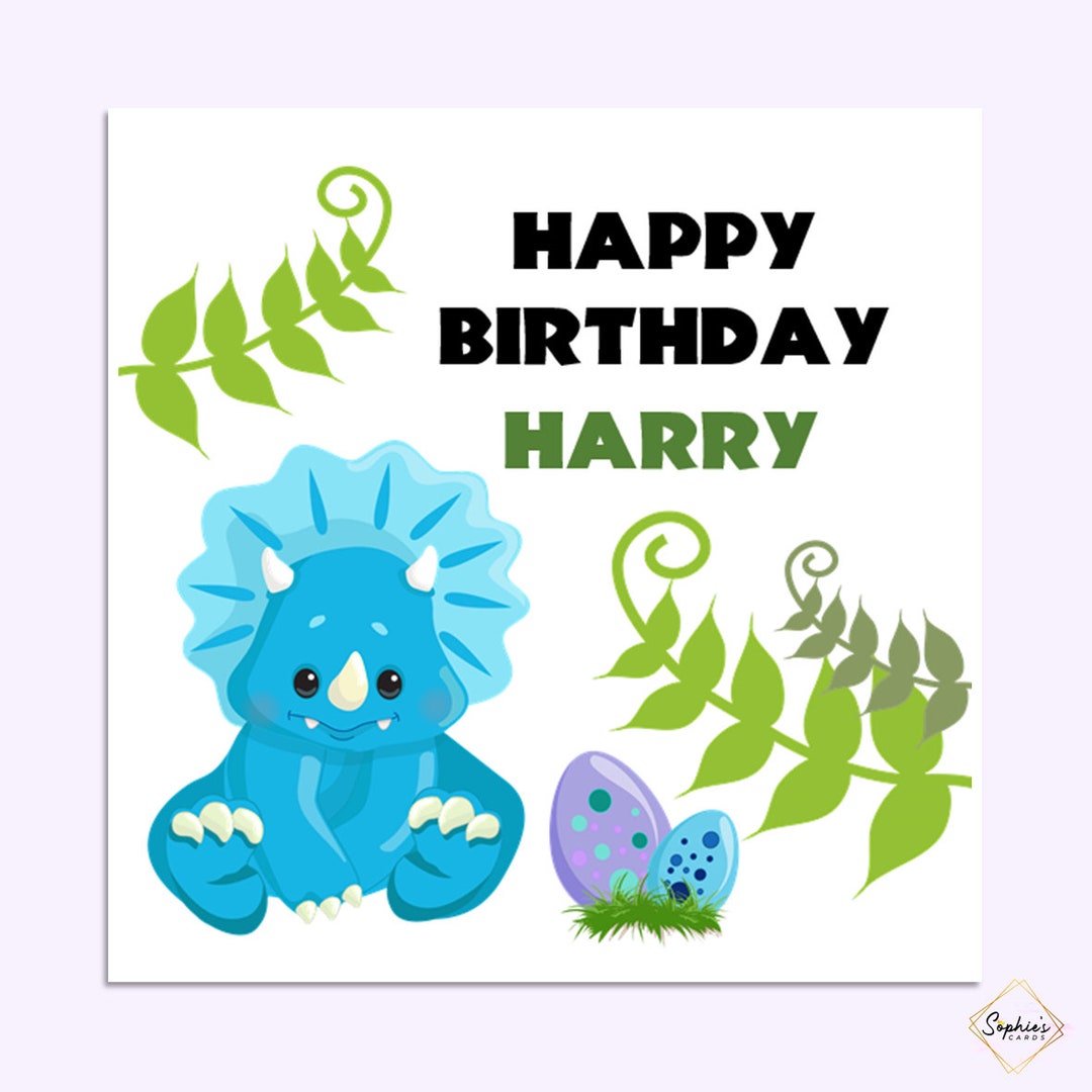 personalised-birthday-card-for-children-s-cards-dinosaurs-etsy