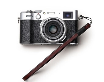 Leather Camera Wrist Strap Personalized for Photographers, Custom Camera Strap