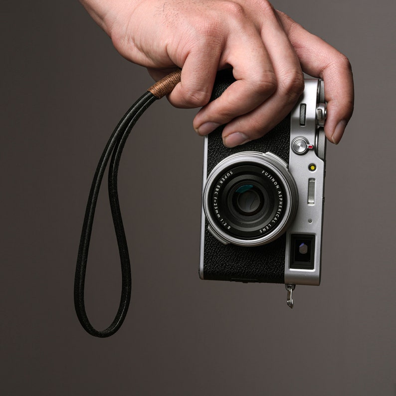 Leather Camera Wrist Strap Personalized for Photographers, Custom Camera Strap image 8