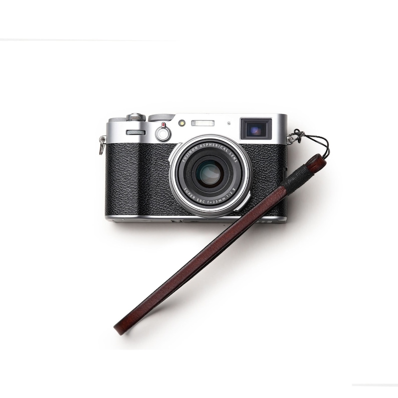 Leather Camera Wrist Strap Personalized for Photographers, Custom Camera Strap image 1