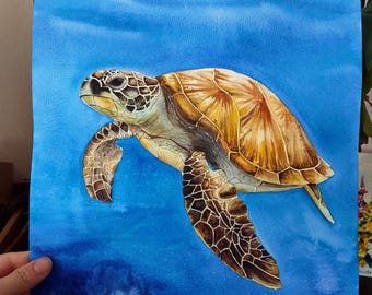 ★未使用 ウミガメの絵画 il_340x270.6205295618_ti7n.jpg