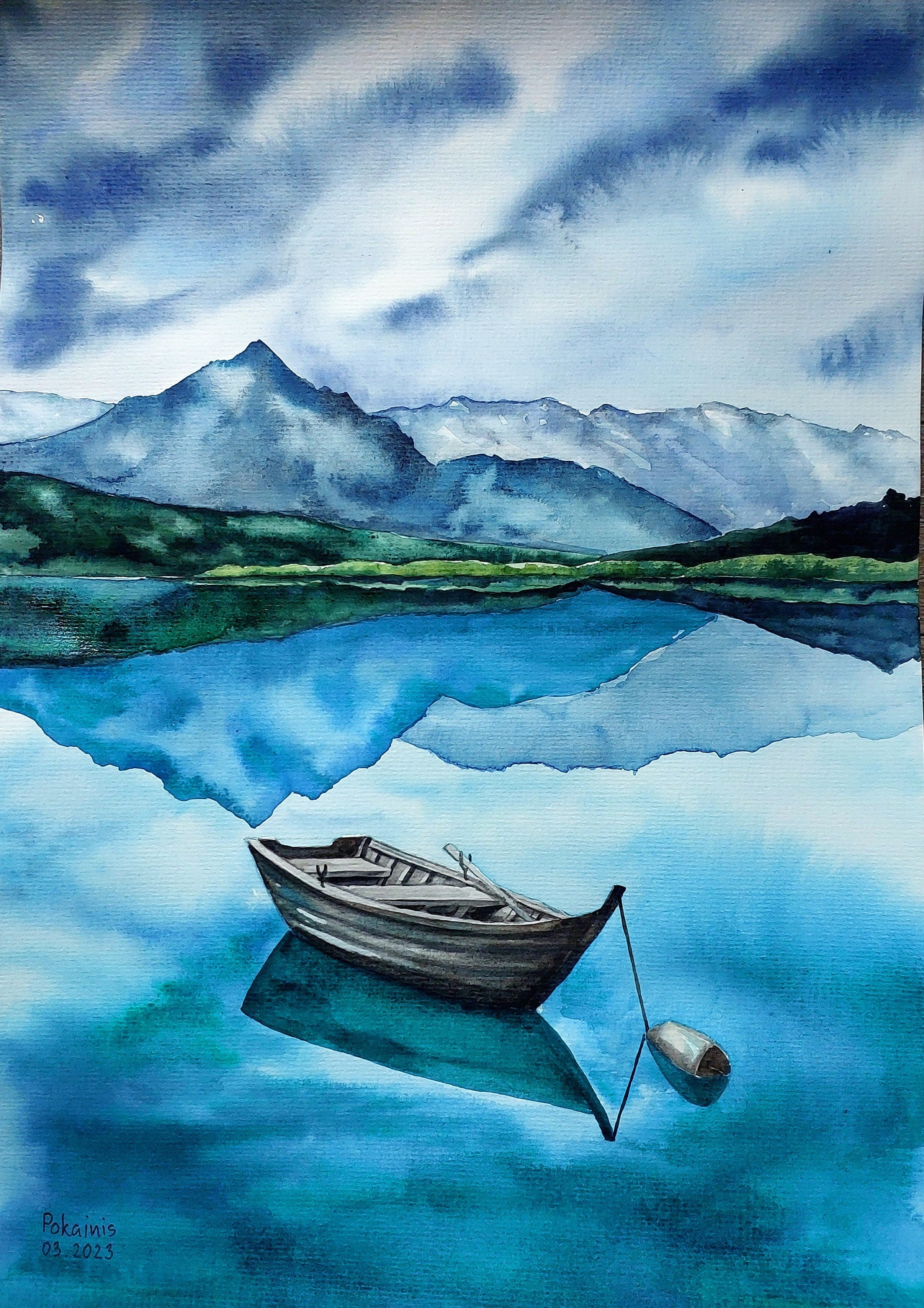 Water painting pictures discount