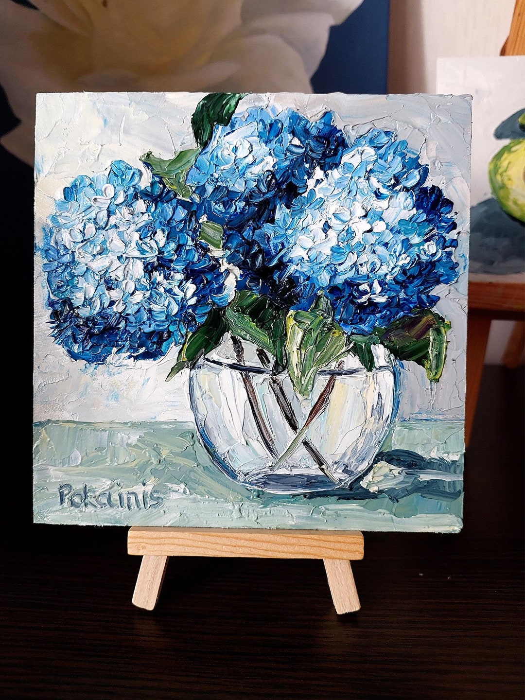 油絵 絵画 【Hydrangea】 s-l1200.jpg