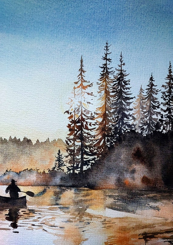 美しい油彩画 湖とボートの風景 美しい油彩画 湖とボートの風景 100％本物保証！ 美しい油彩画 湖