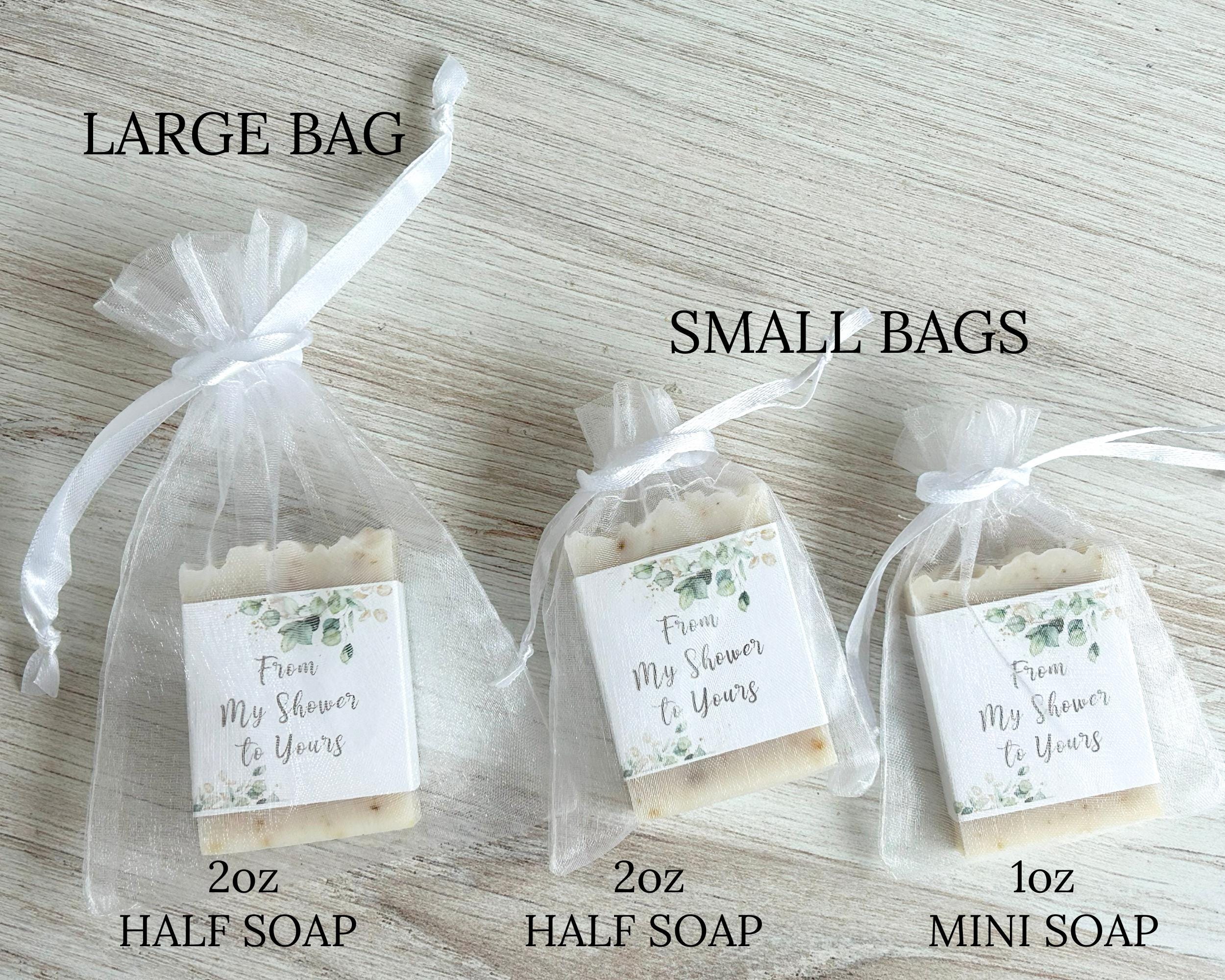 Organza Favor Bags, Favor Packaging, Party Favor Bags, Thank You Bag Soap Pouches, Wedding Shower, Baby Shower, Bridal Shower, Set Of 10 - View #11
