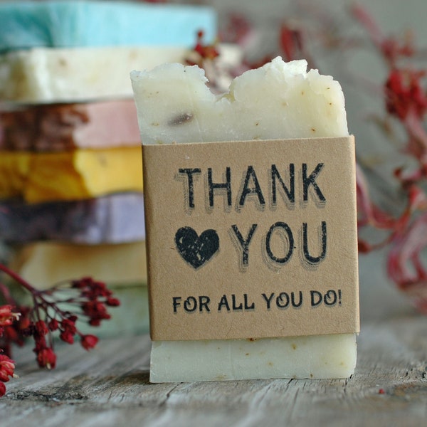 Thank you soap favors Employee Appreciation gift Coworker gift Essential worker gift healthcare worker gift mini soap favors bulk soap favor
