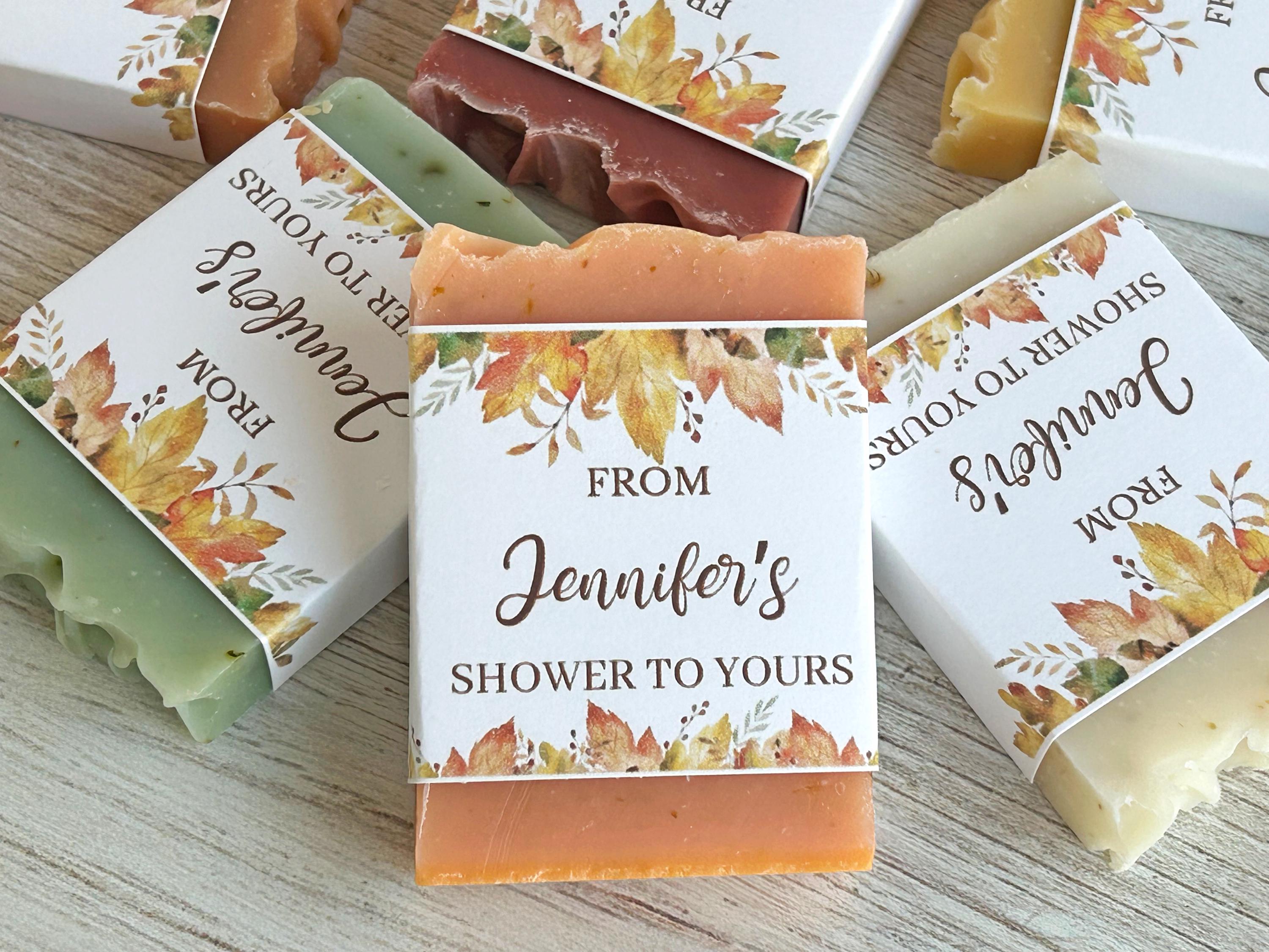 Personalized Rustic Soap Favor