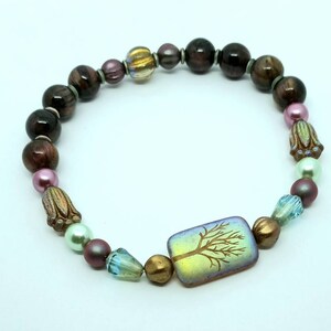 STONE BEAD BRACELET 8 MM DUSTY ROSE STONE BEAD BRACELET 8 MM DUSTY ROSE