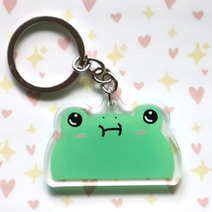 Gezonde blob the frog acryl sleutelhanger, hoge kwaliteit en duurzaam