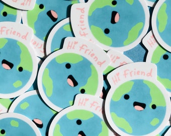 Earth sticker,World sticker,Earth day is every day