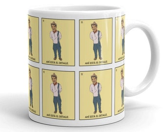 White Mug 11 oz Christmas Gift Cantinflas Coffee/Tea Mario Moreno,Birthday 