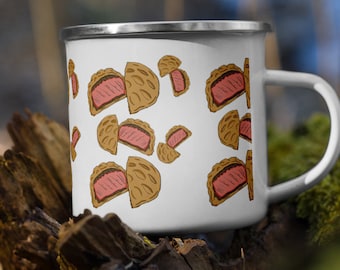 Resalo Wellington, Taza de esmalte, Gordon Ramsay, Chef, Cocina, Regalo para él, Regalo para ella, Cocina del Infierno, Amante del Café, Amante del Té, Bebida