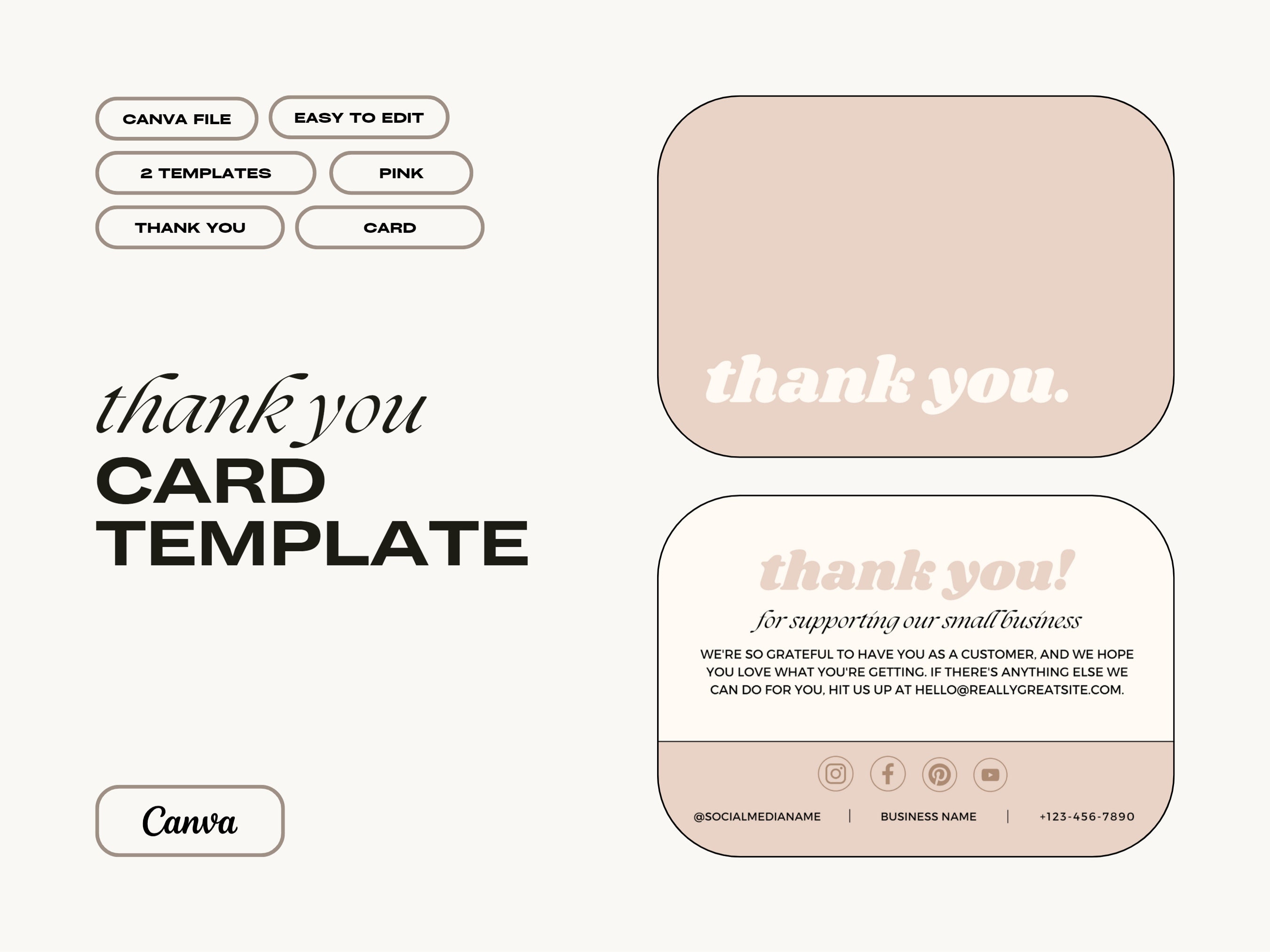 Nude Business Card - Etsy