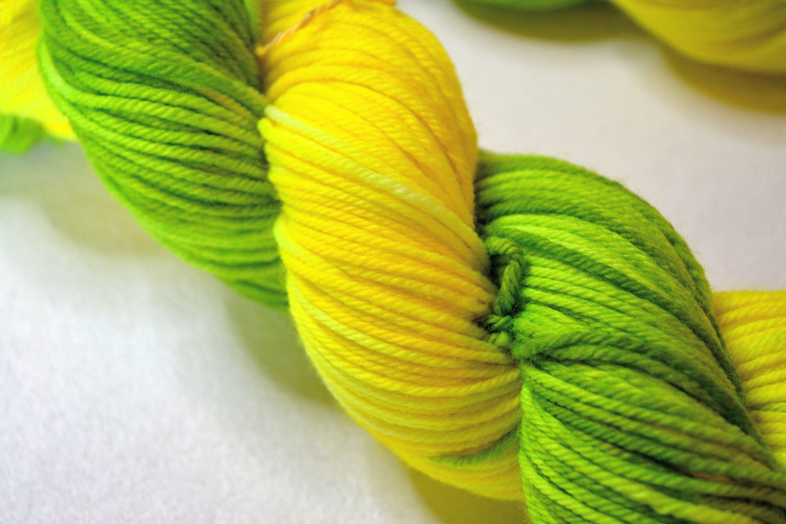 Lemon & Lime DK 100g Hand-dyed Yarn knitting gift crochet | Etsy