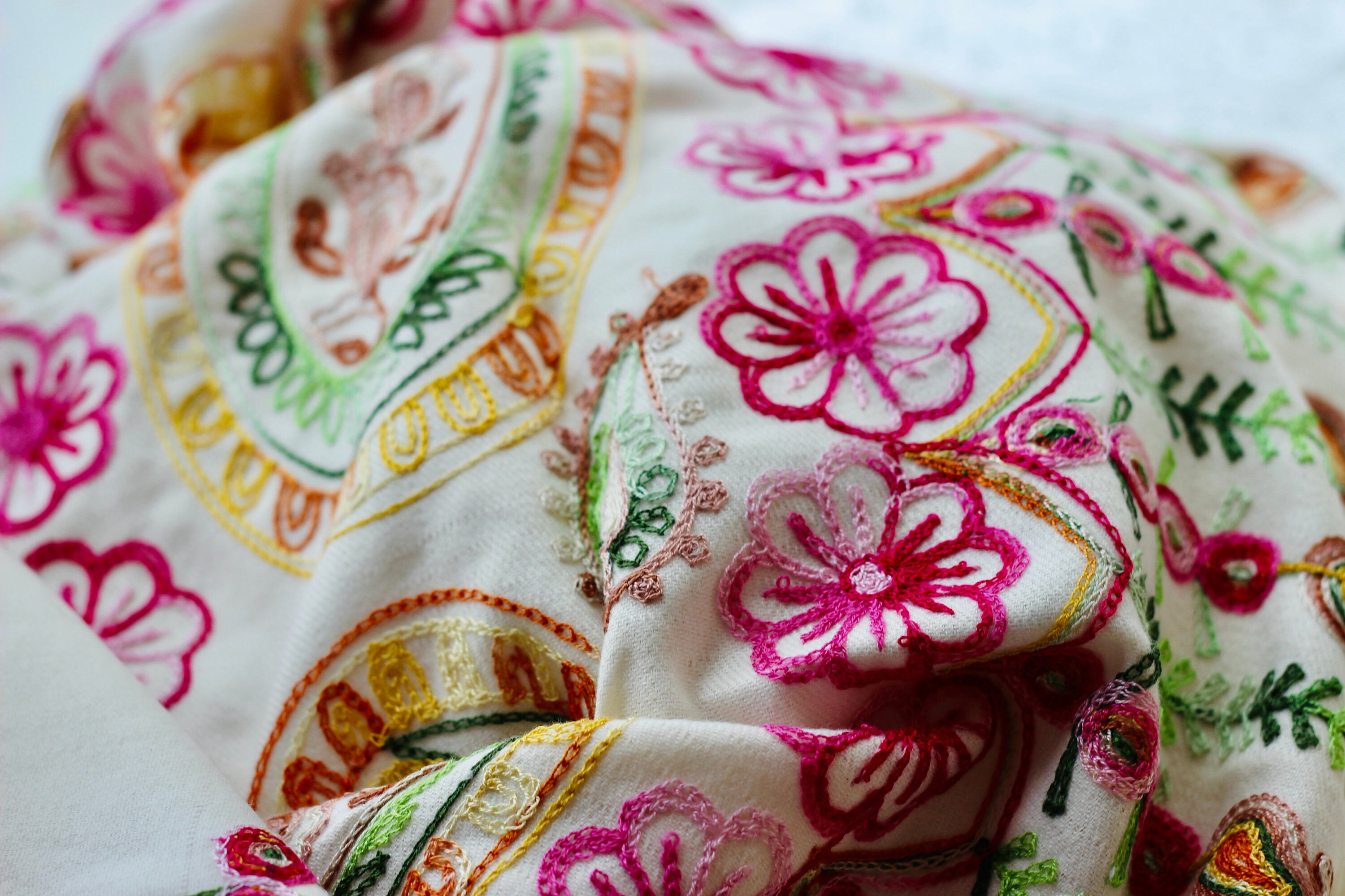 Cashmere Border Embroidery Cashmere Border Embroidery