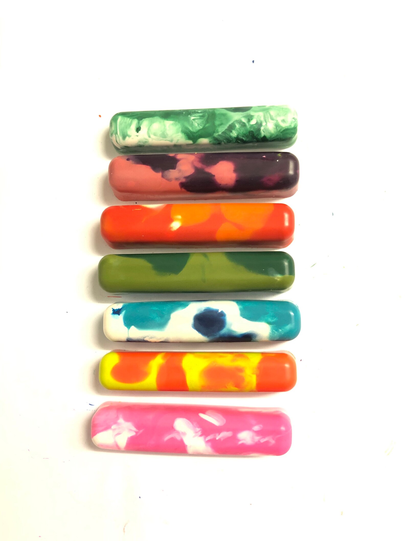 Marble crayon sticks Etsy