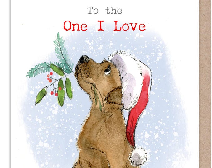 Extra Large Card (A4)  To the One I love - XL012