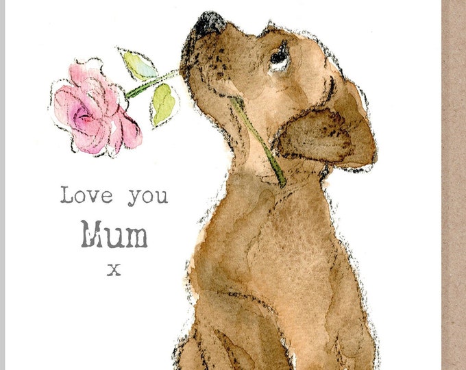 Giant Greeting Card! - Extra Large Card A4 - 210 x 297 mm - Love you mum - XL03