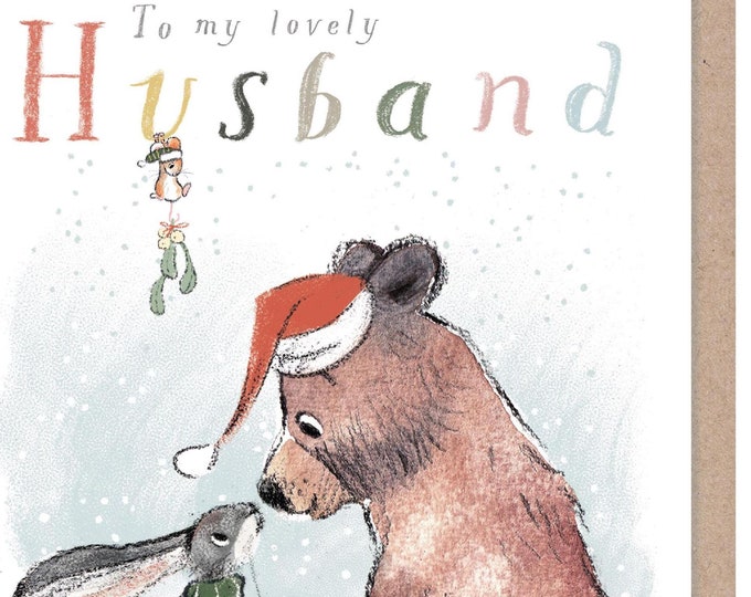 Extra Large Card (A4) - Husband Christmas Card - 210 x 297 mm  - XL02