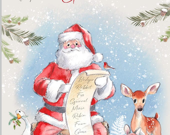 Extra Large Card (A4) - Grandchildren Christmas Card - - 210 x 297 mm  - XL010