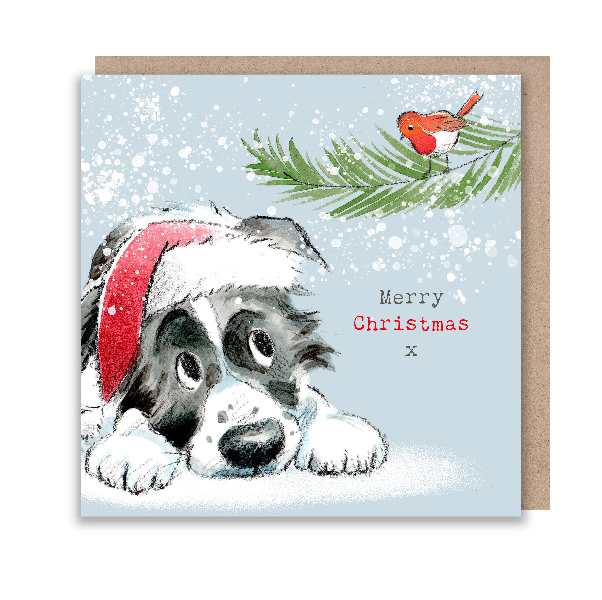 Dog Christmas Card Quality Christmas Card Charming