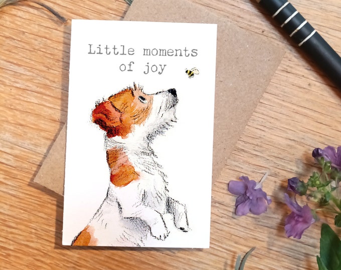 Little keepsake card - Little Moments - credit card size - Write a little message on the back to be kept in purse, wallet or pocket - LM023