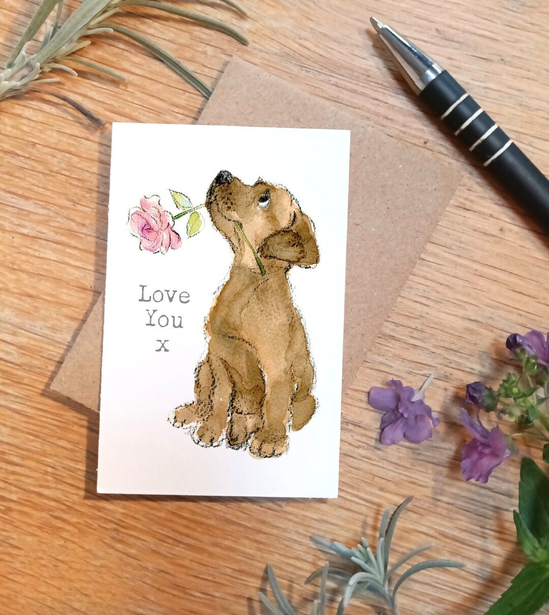 Little Keepsake Card - Love You - Credit Card Size - Write a Little ...