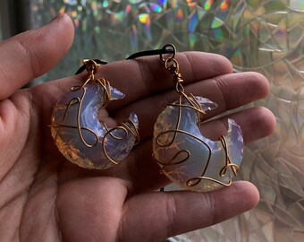 wire moon jewelry