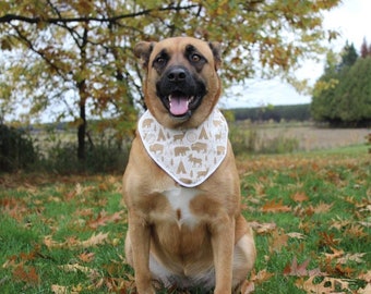 Dog Bandana • Pet neckwear • Cat bandana • velcro pet bandana • New puppy gift • Dog mom Gift